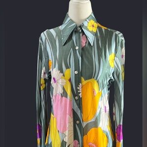 VINTAGE Elles Belle Knits Polyester Top size 9/10 (looks like a small)